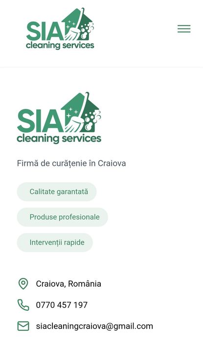 SIA-Servicii de curățenie Craiova