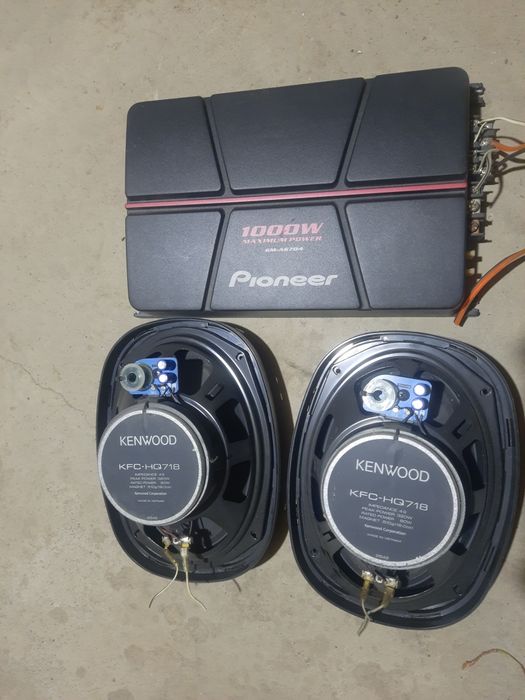 Pioner uslitel va Kenwod kalonka. Xolati yangidek