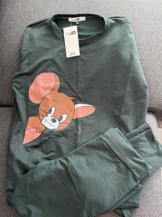 ежедневен комплект със стилен принт