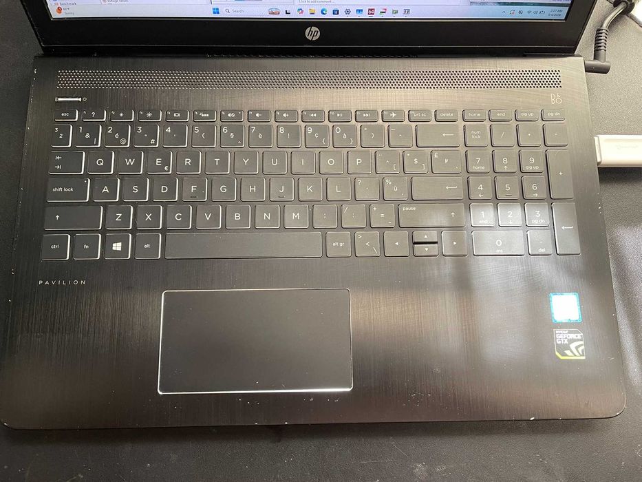 Laptop Gaming HP Pavilion 15, Intel i7-7700HQ, 16GB RAM, GTX 1050 Ti 4GB, SSD 128GB + HDD 1TB, Windows 11 Pro, Laptop Jocuri