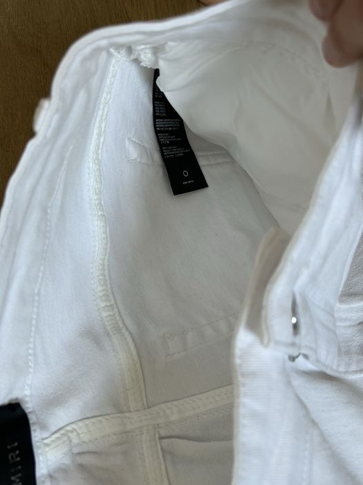 Amiri white slim fit jeans