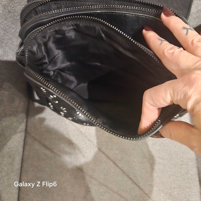 Дамска кожена раница