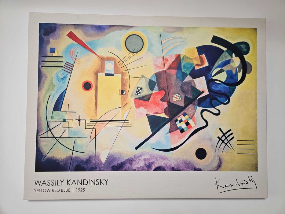 Tablou pe pânză Galben, Roșu, Albastru de Wassily Kandinsky