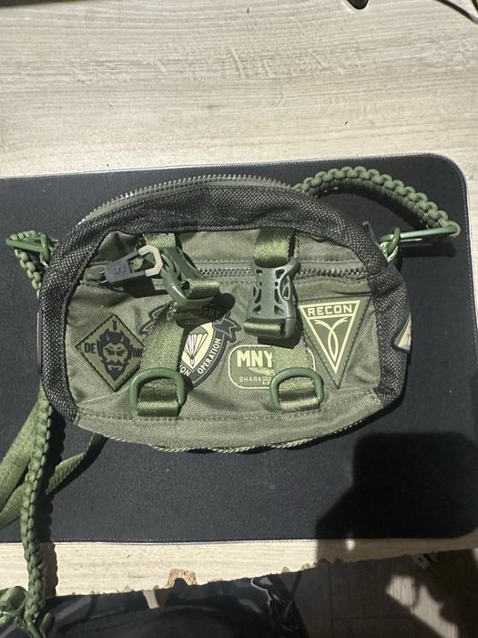 Sprayground лимитирана серия – оригинална зелена чанта през рамо, Military Style / Crossbody