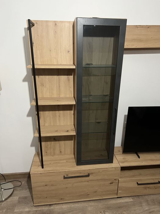 Mobila living culore stejar