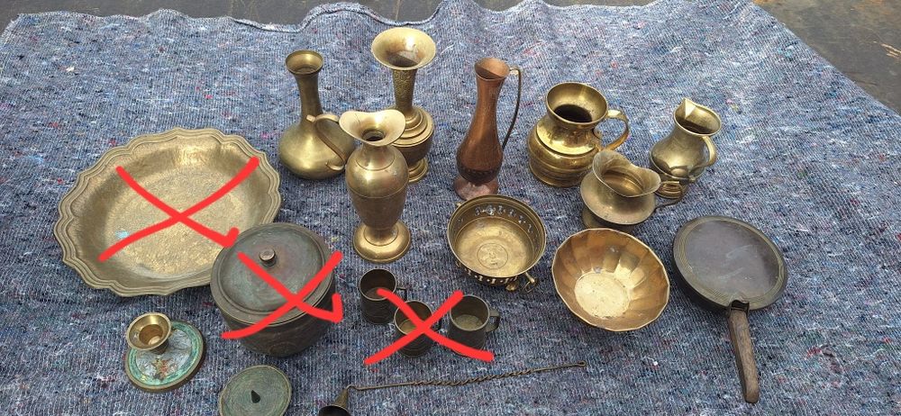 Месингови предмети-лот