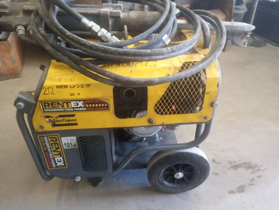 Хидравлична станция с чук под НАЕМ от Рентекс