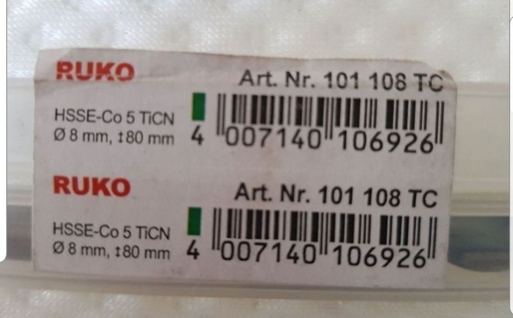 Freza/ Burghiu pt scos puncte sudura, Ruko, Forch  Berner de 6 si 8 m