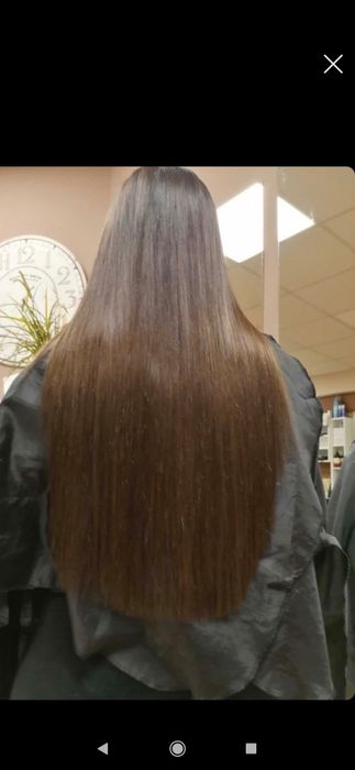 Естествена коса за удължаване- дълга 60 см . Индийска