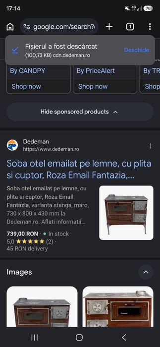 Soba in stare foarte buna la pret bun.doar in bicaci