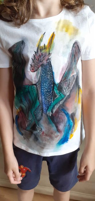 Tricouri pictate manual