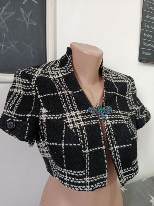 Vesta groasa bolero office eleganta lana mărimea 38 M Silver Creek