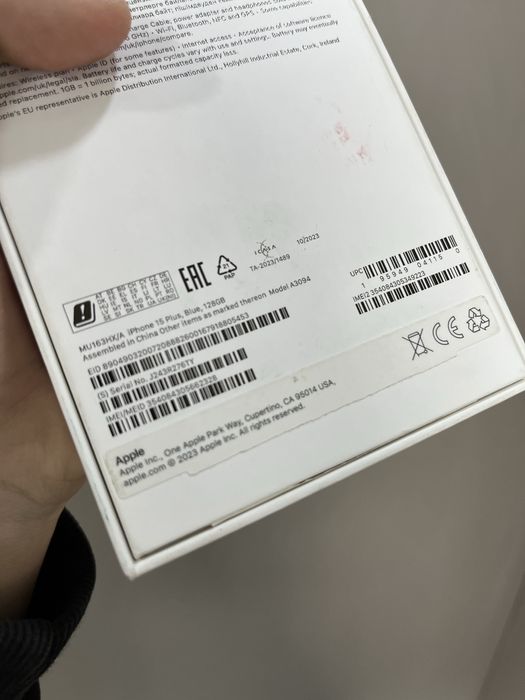 iPhone15+ 128GB  Айфон15+ 128гб