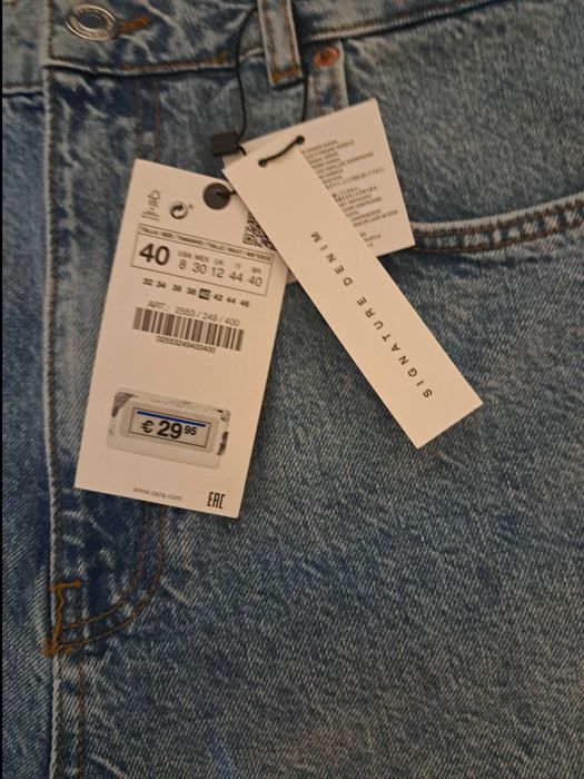 Pantaloni scurti blugi Zara