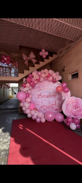 Оформление праздников 

Выписка из роддома • День рождения • 8