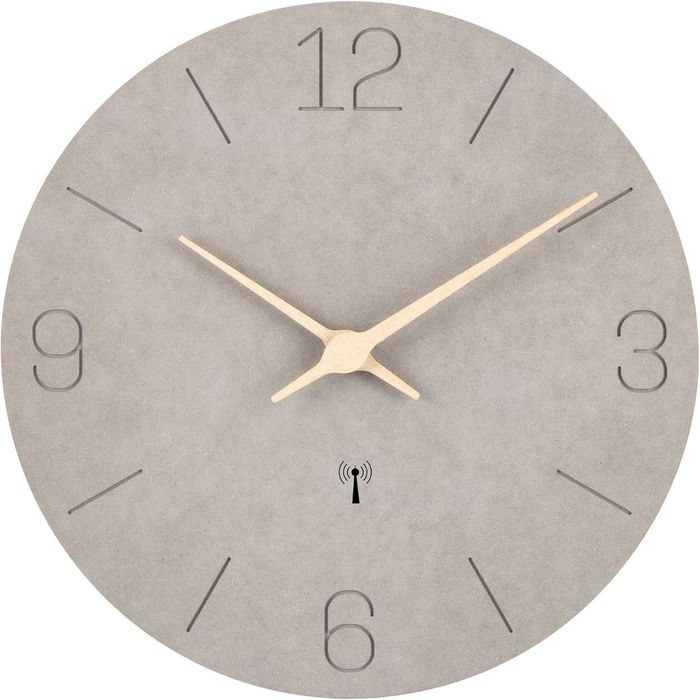 Ceas Perete Warminn Radio-Controlat – Silent (Fara Ticait) 30cm Nou