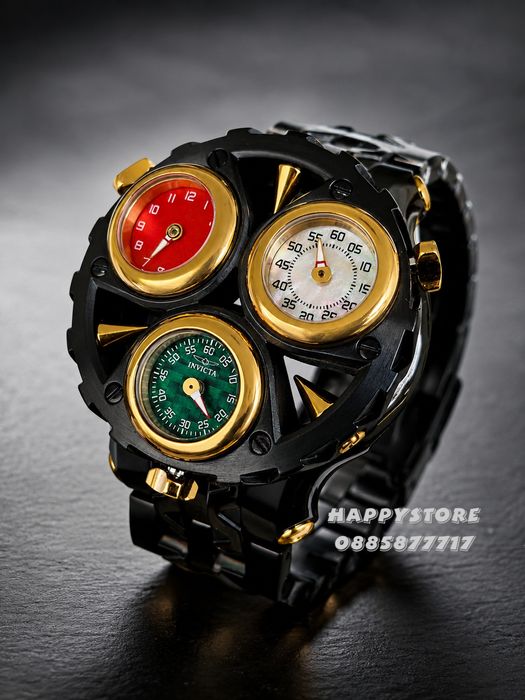 INVICTA Cerberus Black 47 mm, Инвикта нов мъжки часовник