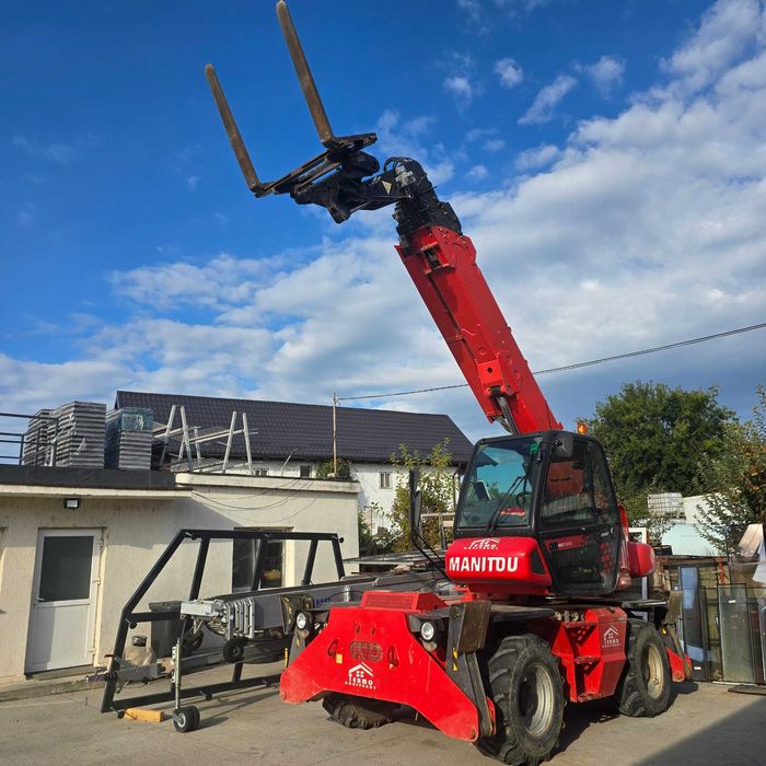 Inchiriem telehandler Manitou MRT 1840 si nacela articulata Manitou180