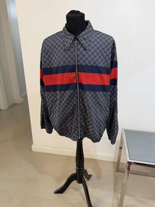 Geacă Gucci Monogram GG cu fermoar – model unisex