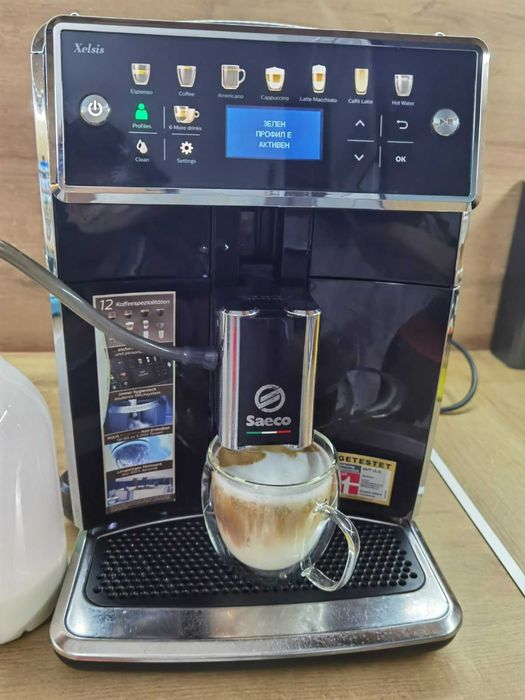 Saeco Xelsis SM - внос , с БГ меню , в оригинален кашон
