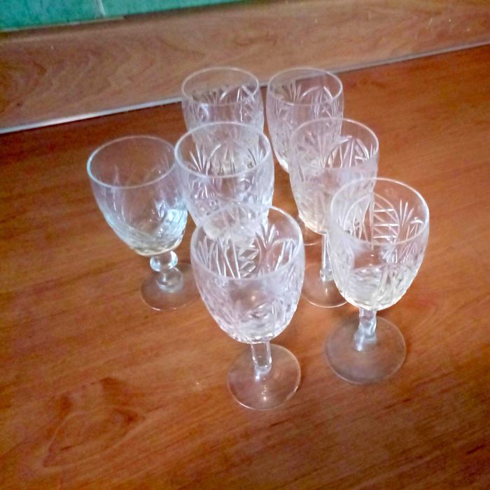 Хрусталь.Фужеры, Стопочки разные.