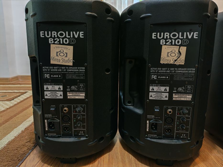 4 Boxe active  Behringer