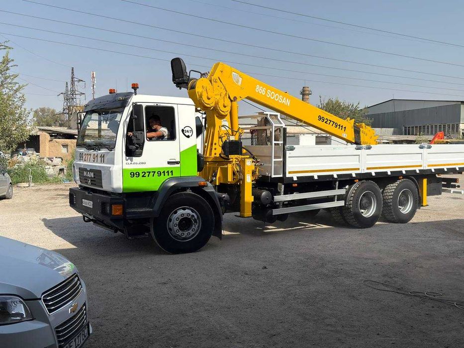 Услуга манипулятора Manipulyator xizmati 3-8 tonna 10-20 metr 24/7