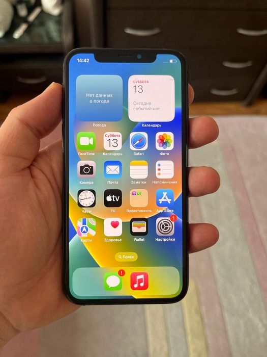 iPhone X 64gb black 100%