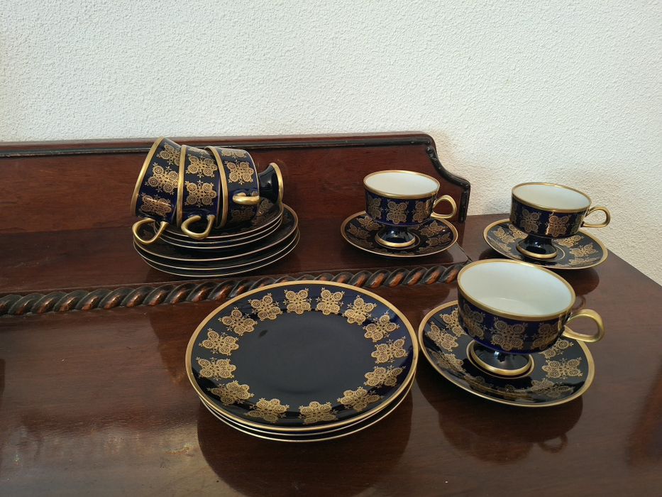 Set 6 cești de cafea/ceai si farfurii desert Lichte
