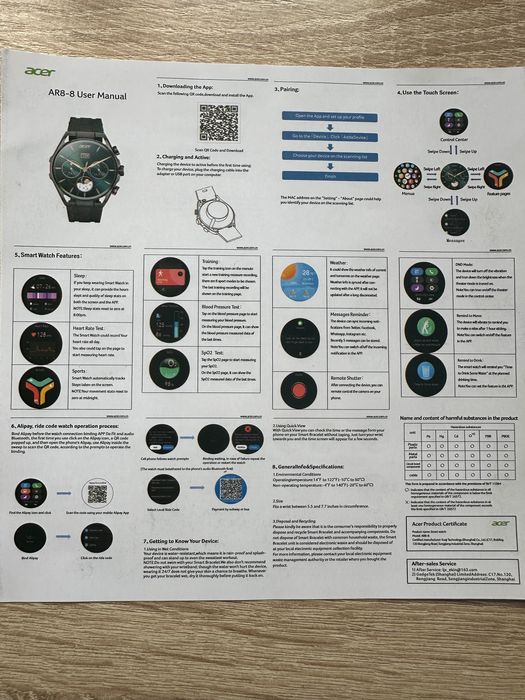 Смарт часы Acer AR8-8