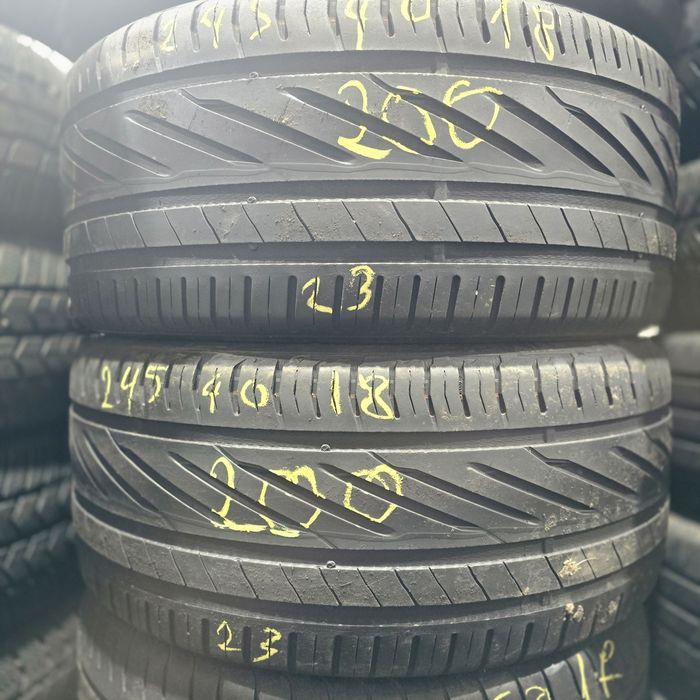 2x 245/40/18 VARA UNIROYAL 2023 Stare excelentă