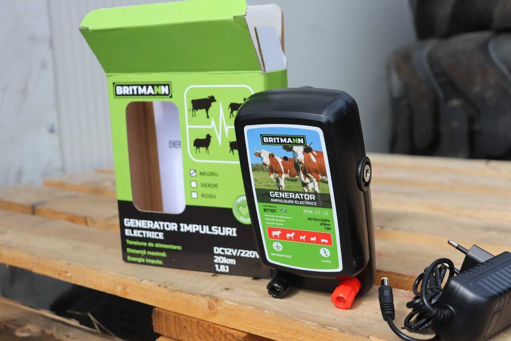 Generator de impulsuri 1.8 Joule 20km gard electric BRITMANN