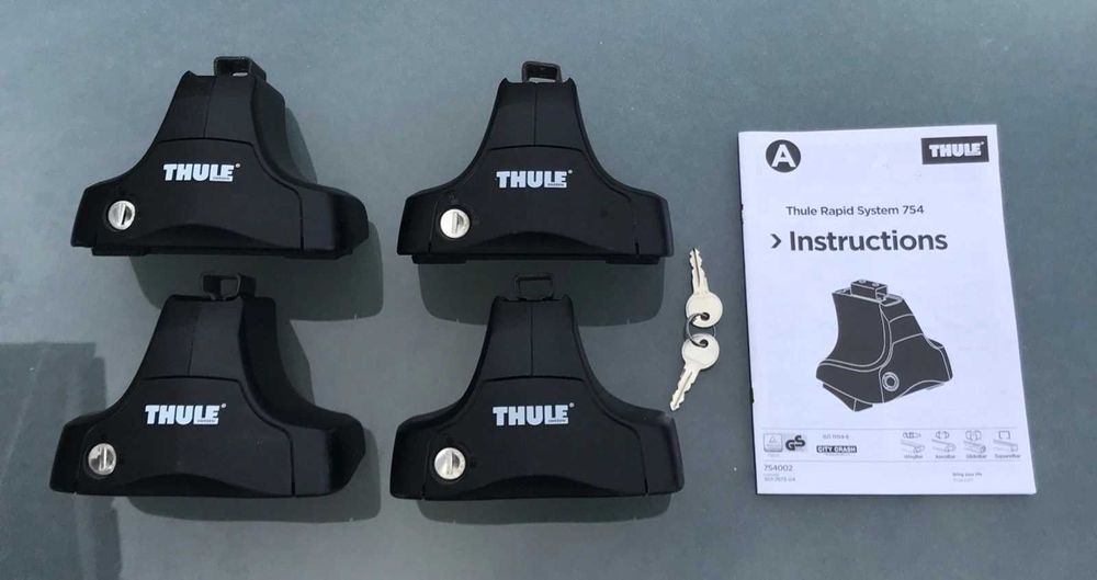 Thule 754 основи, багажник SEAT Ibiza, Nissan Pathfinder, Navara
