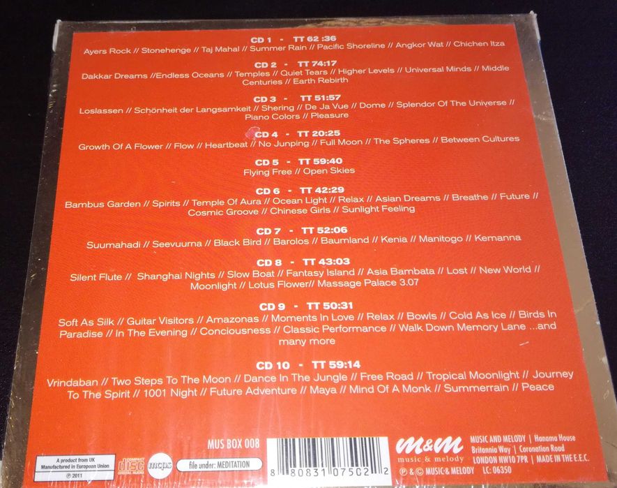 CD - Rock'n'Roll/ Jazz/ Hollywood/ The Mystic/ Meditation - Box 10 CD