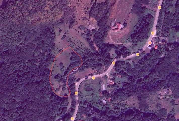 Teren de vis la munte – 7.795 mp – construibil – pârâu, pădure, fără vecini – Vâlcea