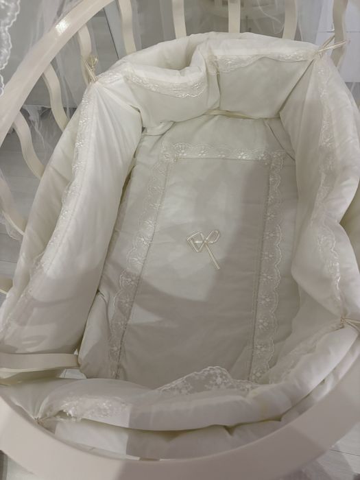 Бебешка дървена кошара