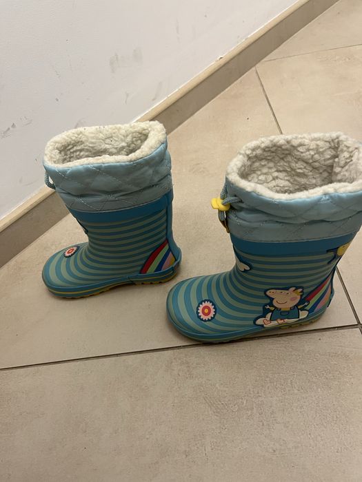 Детски гумени ботуши с вълнена вата. Next 26