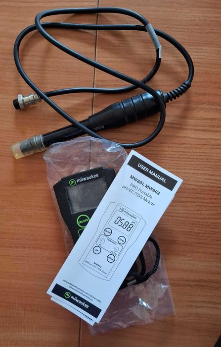 Milwaukee MW802 Pro Протативен pH/EC/TDS Измервателен уред на вода