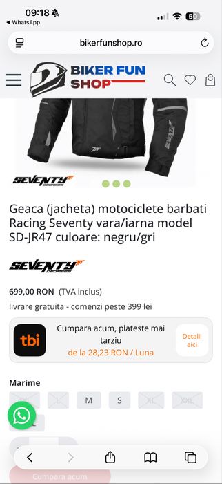 Geaca moto vara iarna