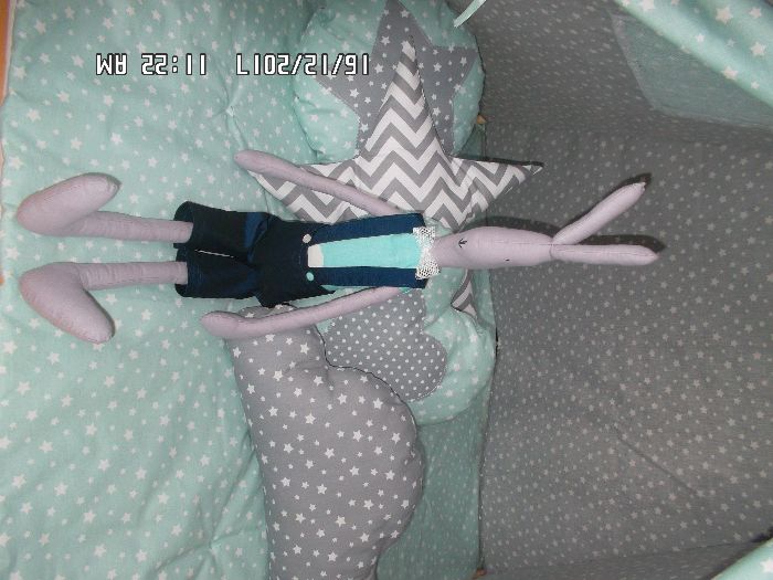 Кукли Тилда 38 см, заек Тилда, ръчна изработка