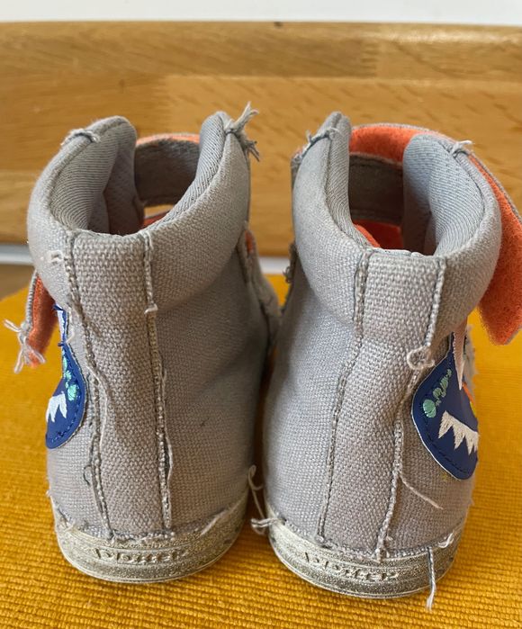 Incaltaminte DD Step 32 Copii Baieti Panza Gri Papuci Interior Tenisi