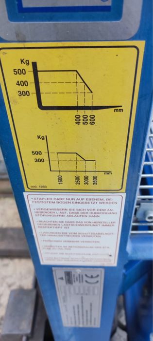 Stivuitor electric 500 kg