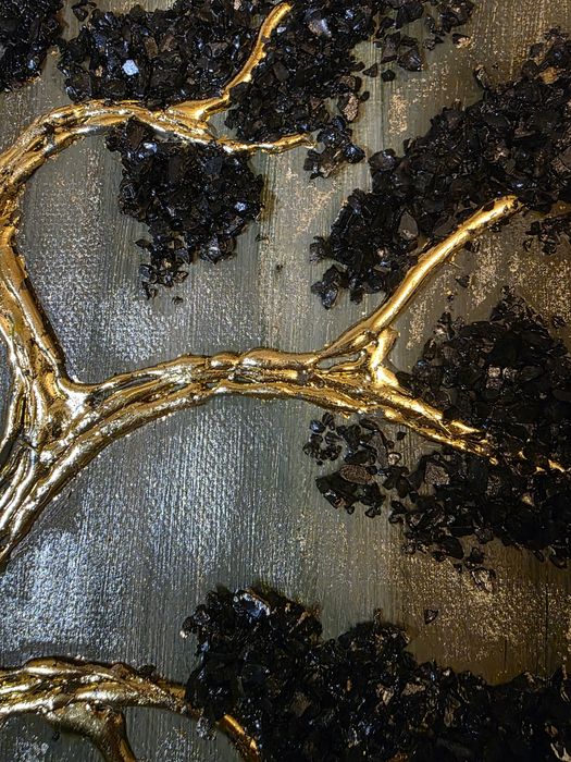 Картини с монети и камъни '