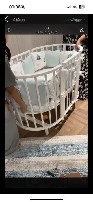 Детский кроватик трансформер