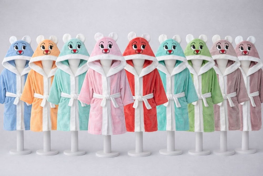 Детски халати за баня