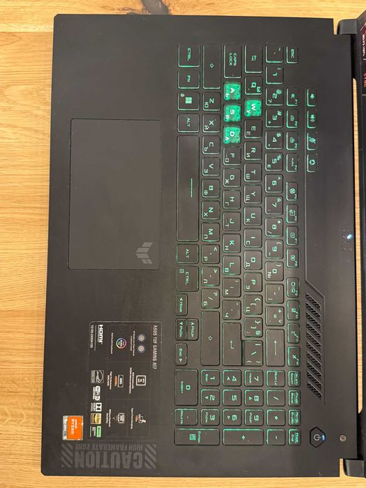 Лаптоп ASUS TUF Gaming A17