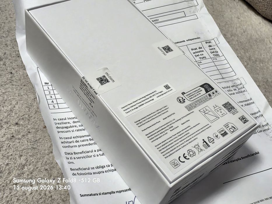 Xiaomi 17T -256 GB / 12 GB Ram Violet - SIGILAT - Factura si Garantie 2 ani!