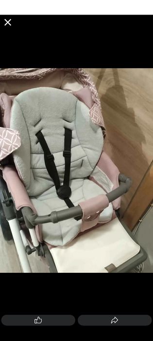 Бебешка количка 3 в 1 Adamex