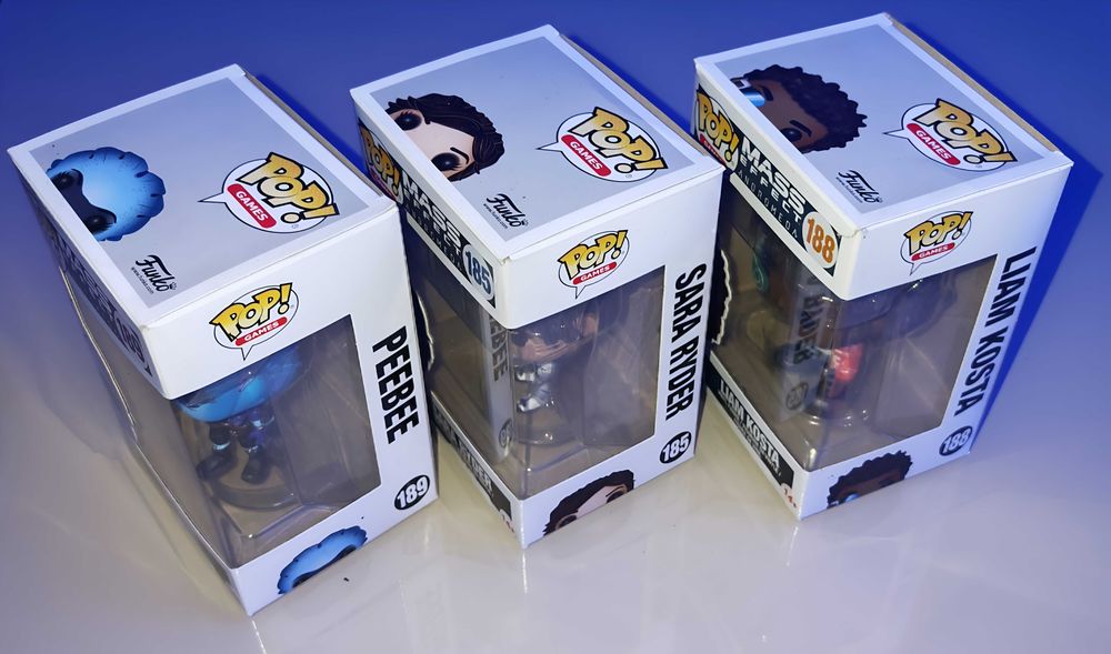 Funko Pop! Mass Effect Andromeda – Sara Ryder + Liam Kosta + Peebee