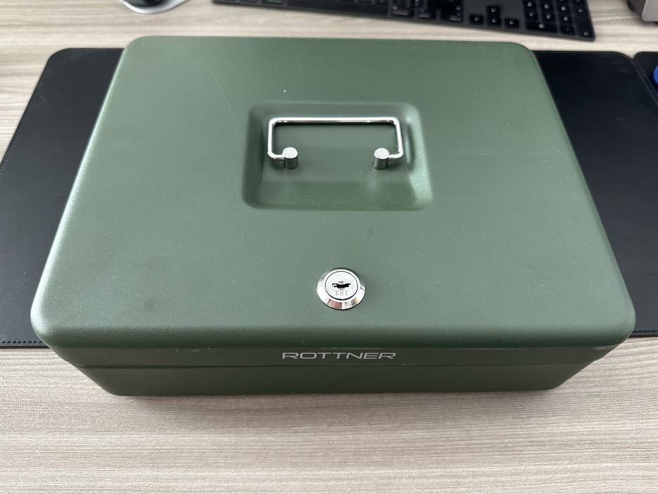 Caseta meralica Pistol Rottner Gun Box Verde